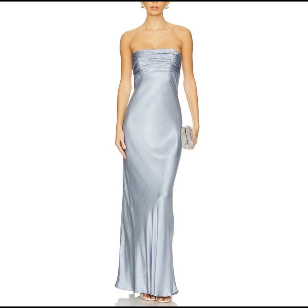 Shona Joy Powder Blue La Lune Dress